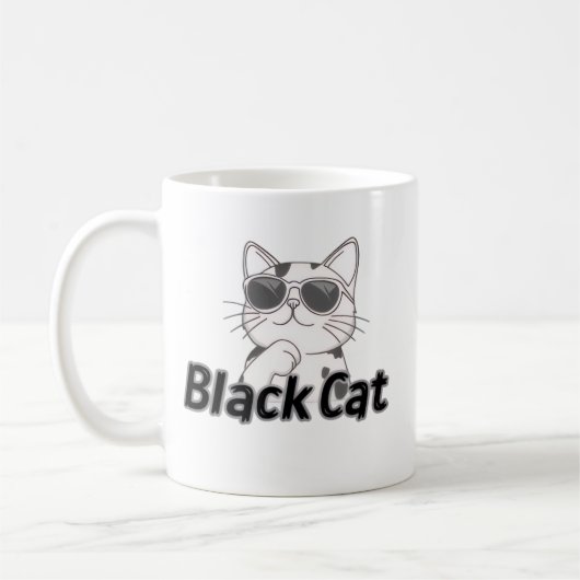 Cute Kitty Coffee Mug | Perfect Gift for Cat Lover Kaffeetasse (Links)