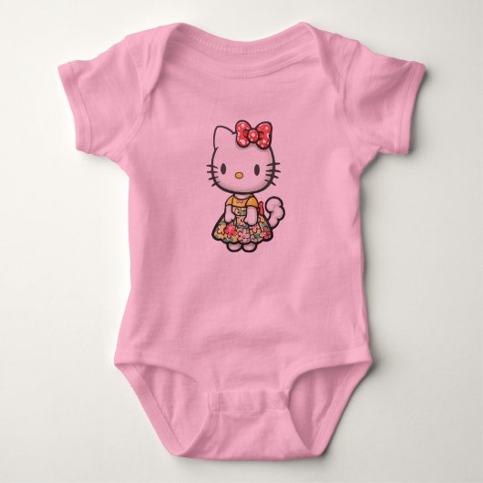 Cute kitty design baby strampler (Vorderseite)