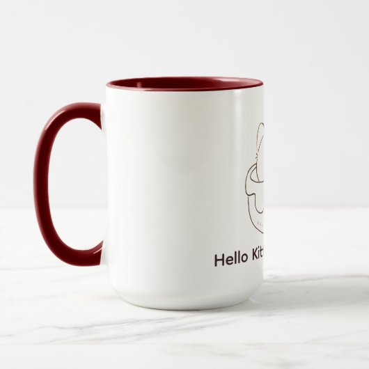 Cute Kitty Mug Tasse (Links)