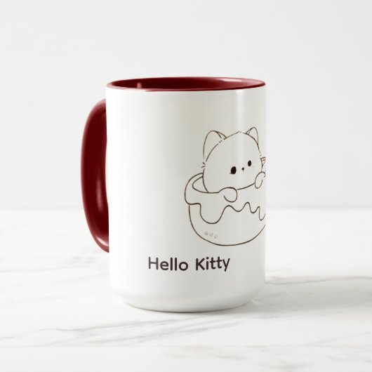 Cute Kitty Mug Tasse (Vorderseite Links)
