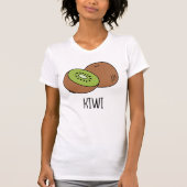 cute kiwi green summer aesthetic T-Shirt (Vorderseite)