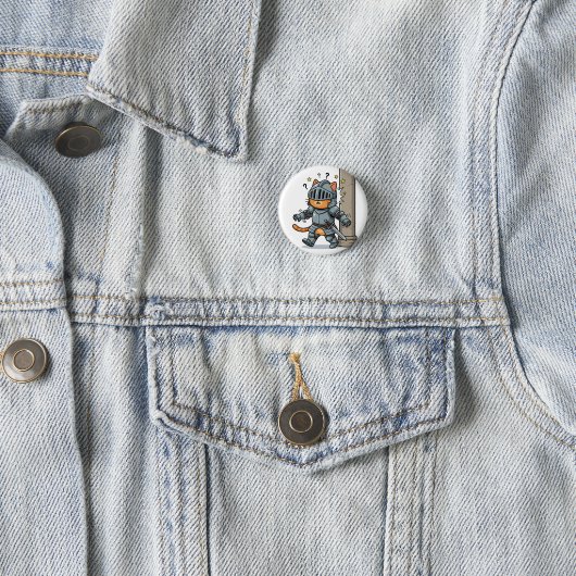 Cute Knight Cat Button (Beispiel)