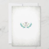 Cute Koala Baby Shower Invitation Einladung (Rückseite)