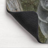 Cute Koala Climbing a Tree Photo Mousepad (Ecke)