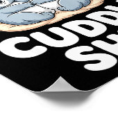 Cute Koala Couple Nest This Is Our Cuddle  Poster (Ecke)