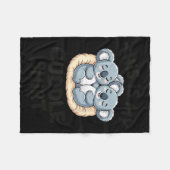 Cute Koala Couple This Is My Cuddle  Fleecedecke (Vorderseite (Horizontal))