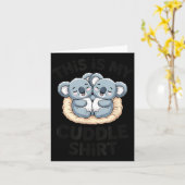 Cute Koala Couple This Is My Cuddle  Karte (Gelbe Blume)