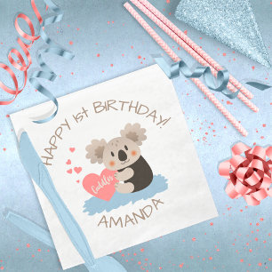 Cute Koala Cuddles ID386 Serviette