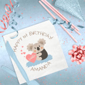 Cute Koala Cuddles ID386 Serviette