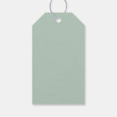 Cute Koala Elegant Pastel Floral Geschenkanhänger (Rückseite)