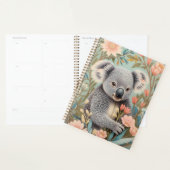 Cute Koala Elegant Pastel Floral Planer (Anzeige)