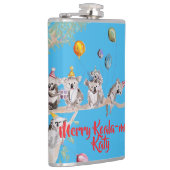 Cute Koala Koalas Merry Christmas Koala-mus Girls Flachmann (Rechts)