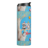 Cute Koala Koalas Merry Christmas Koala-mus Girls Thermosbecher (Nach links gedreht)