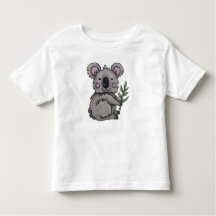 Cute koala toddlers tshirt