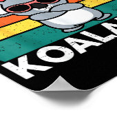 Cute Koalafied Shirt Dad Men Kids Boys Girls Women Poster (Ecke)