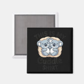 Cute Koalas Snuggle Animal Lover This Is My Cuddle Magnet (Vorderseite/Rückseite)