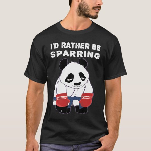 Cute Kung Fu Karate Panda T-Shirt (Vorderseite)