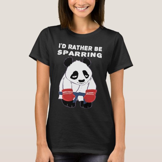 Cute Kung Fu Karate Panda T-Shirt (Vorderseite)