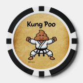 Cute Kung Poo Karate Pokerchips (Vorderseite)