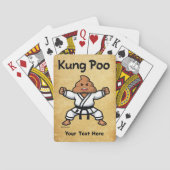 Cute Kung Poo Karate Spielkarten (Rückseite)