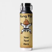 Cute Kung Poo Karate Trinkflasche (Vorne)