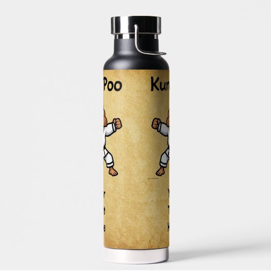 Cute Kung Poo Karate Trinkflasche (Links)