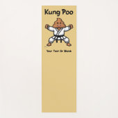 Cute Kung Poo Karate Yogamatte (Vorderseite)
