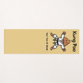 Cute Kung Poo Karate Yogamatte (Vorderseite (Horizontal))