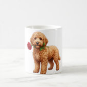 ‏Cute Labradoodle Dog Kaffeetasse (Mittel)