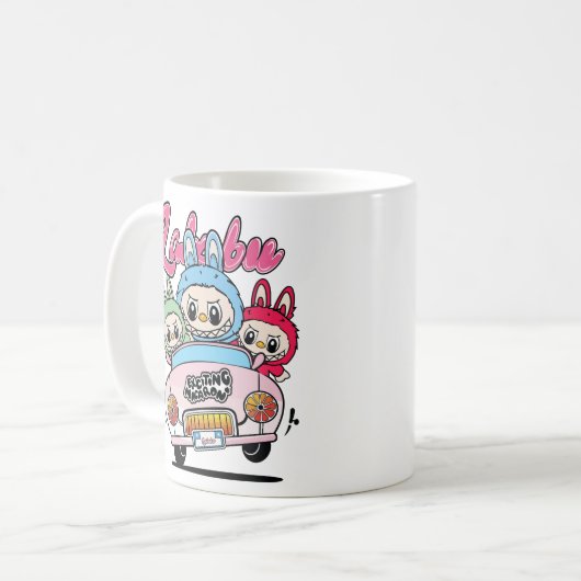 Cute Labubu Kaffeetasse (Vorderseite Links)
