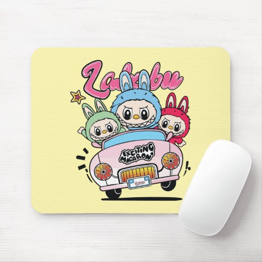 Cute Labubu Mousepad (Mit Mouse)