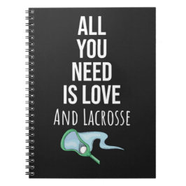 Cute Lacrosse Gifts Merch Awesome Team Players Notizblock
