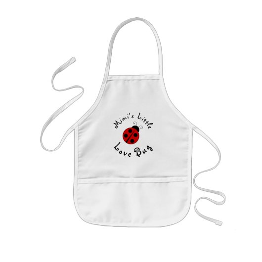 Cute Lady Bug Personalized Mimi's Little Love Bug Kinderschürze (Vorne)