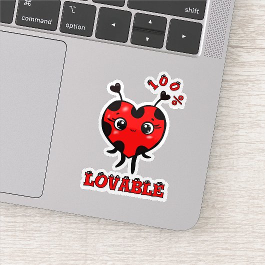 Cute ladybug  aufkleber (Detail)