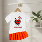 Cute ladybug  baby t-shirt