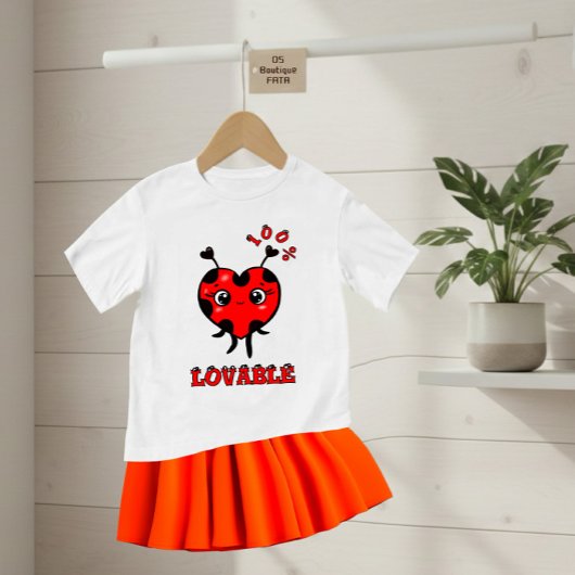 Cute ladybug  baby t-shirt