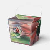 Cute Ladybug Girl Baby Shower Geschenkschachtel (Vorderseite)