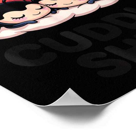 Cute Ladybug Love Cuddle  Poster (Ecke)