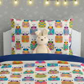 Cute Ladybug Pattern on Cream Kissenbezug