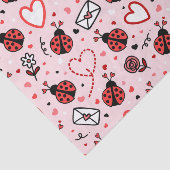 Cute Ladybug Pattern Tissue Paper Seidenpapier (Ausschnitt)
