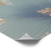 Cute Lamb Delicate Pastel Floral Poster (Ecke)