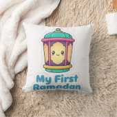 Cute Lantern My First Ramadan Baby Gift Throw Pill Kissen (Decke)