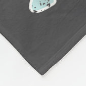 Cute Lar Bear Winter With Santa Hat Fleecedecke (Ecke)