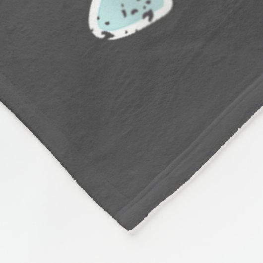 Cute Lar Bear Winter With Santa Hat Fleecedecke (Ecke)