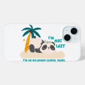 Cute lazy panda Case-Mate iPhone hülle (Rückseite (Horizontal))