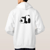 Cute lazy panda hoodie (Rückseite)