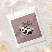 Cute Lazy Panda – “Maybe Later” Relaxing Panda Geschenktütchen (Ausgeschnitten)