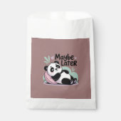 Cute Lazy Panda – “Maybe Later” Relaxing Panda Geschenktütchen (Vorderseite)
