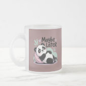 Cute Lazy Panda – “Maybe Later” Relaxing Panda Mattglastasse (Links)