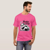 Cute Lazy Panda – “Maybe Later” Relaxing Panda T-Shirt (Vorne ganz)